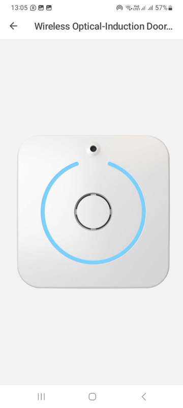 Ellies wireless security door chime/bell.