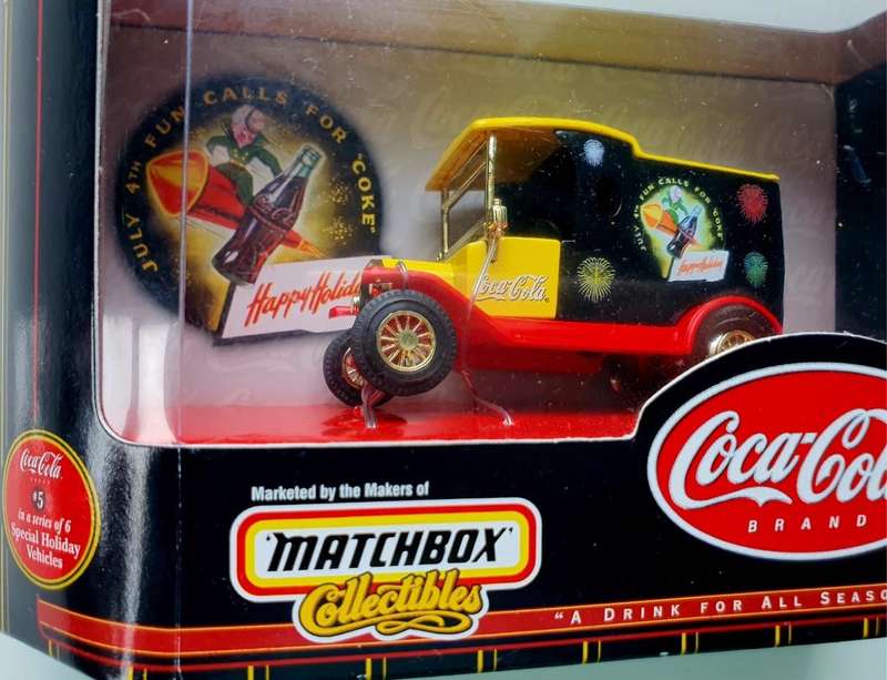VINTAGE - 1999 MATCHBOX COLLECTIBLES - 1912 FORD MODEL T/ INDEPENDENCE DAY - TRADITIONAL SCALE