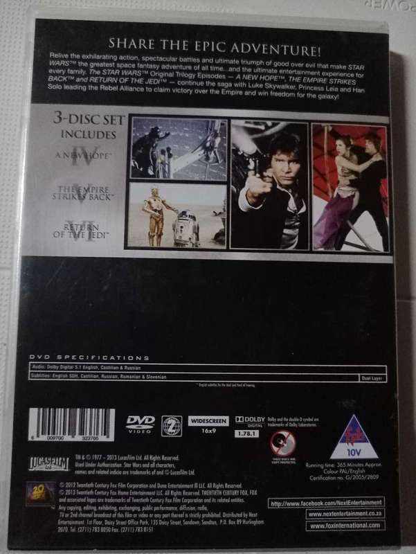 Star Wars Trilogy DVD set