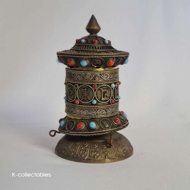 Tibetan Buddhist PRAYER WHEEL