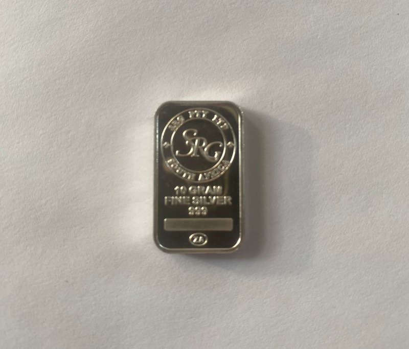 10g Fine Silver .999 Minted Bar