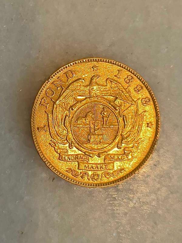1898 Paul Kruger Gold Pond