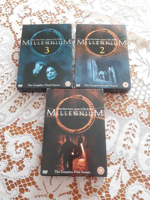DVD BOX SETS: MILLENIUM COMPLETE SERIES 1,2 AND 3 IN LIKE NEW CONDITION