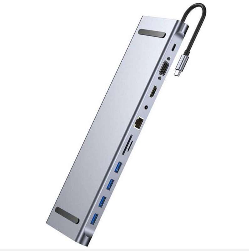 USB Type-C To 11-in-1 USB Hub Adapter Laptop Docking Station - BYL-2003