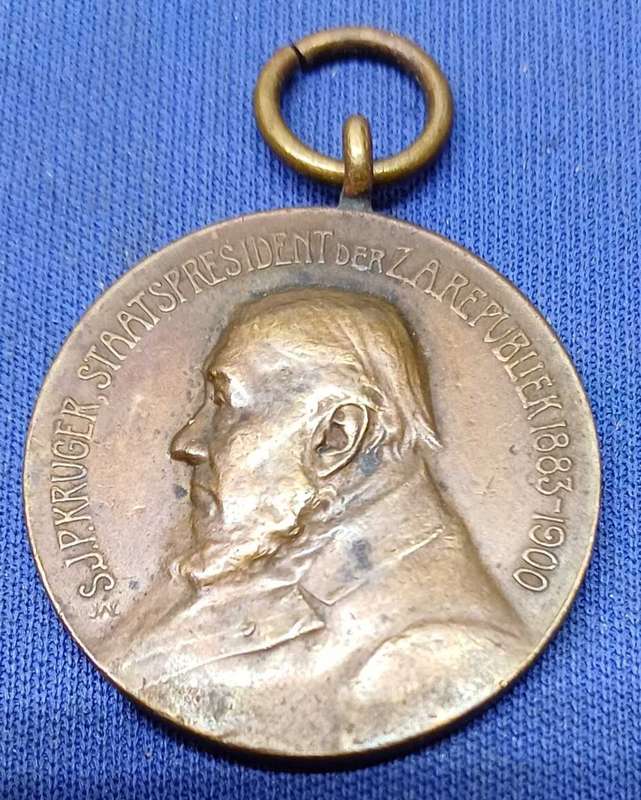Paul Kruger President of ZAREPUBLIEK1883 1900 BEGRAFNIS 1904 MEDAL