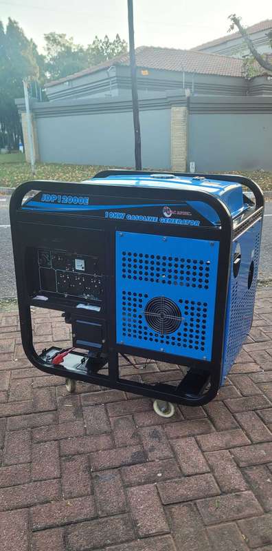10Kw MAC AFRIC Used Petrol Generator (Exhaust Side Cover Missing)