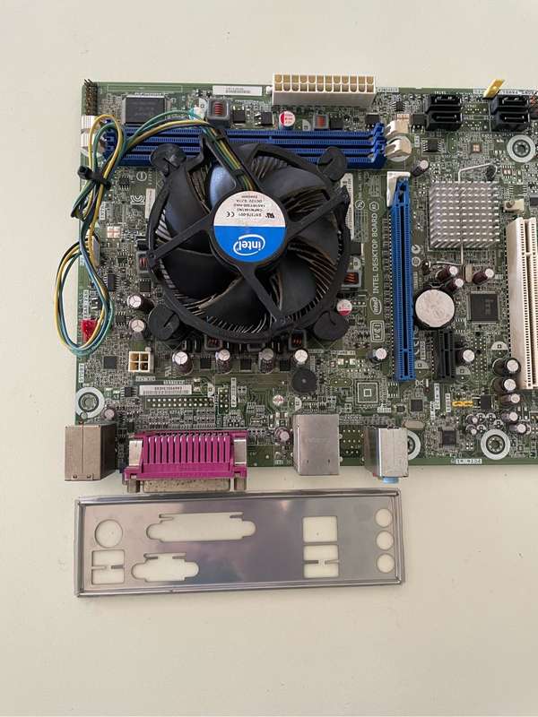 Core i3 Motherboard combo**2nd gen**Original intel CPU cooler