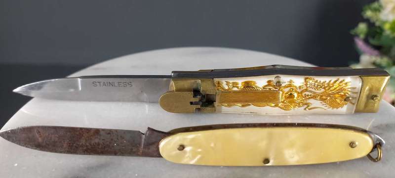 Vintage pocket knives as a lot
