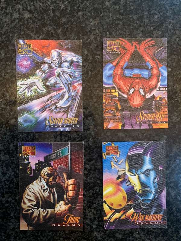 1995 Complete Canvas Bonus Set 1995 Marvel Masterpieces