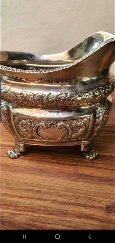 Glascow Silver Hallmarked 1894-1895 Milk jug in excellent condition 191 grams !!