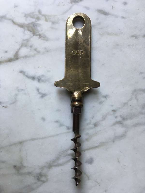 Vintage 1930s Shakespeare Brass  Bottle Opener