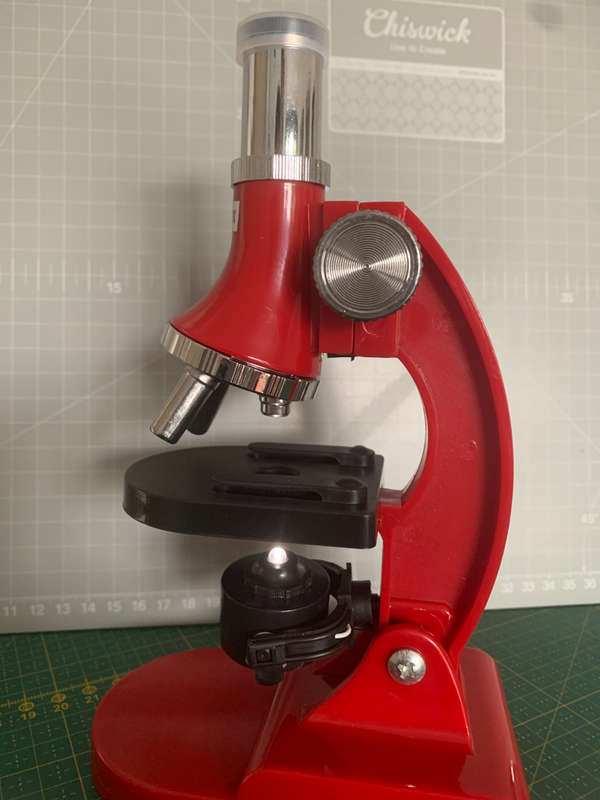 Microscope with accessories