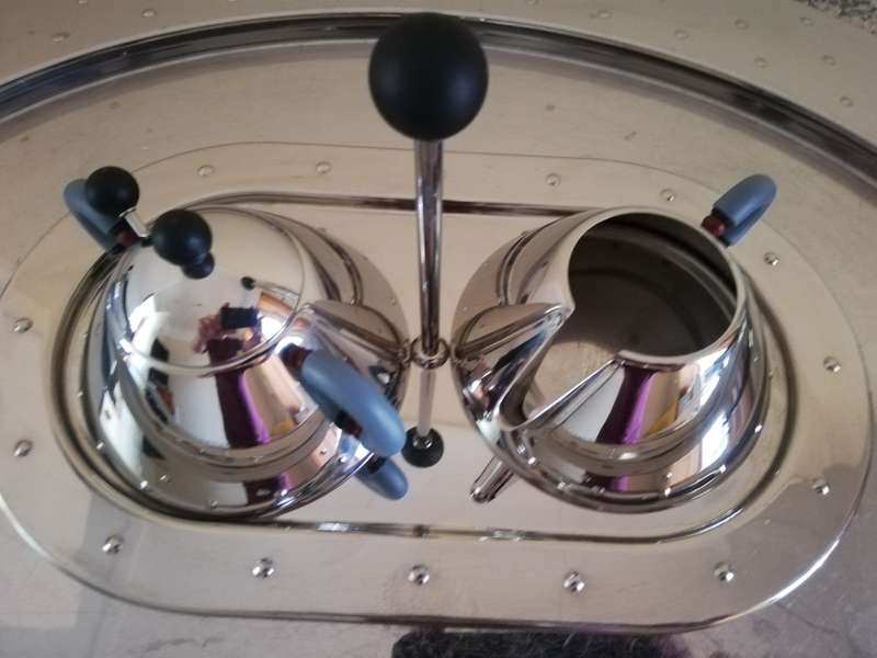 Alessi tea set by Michael Graves