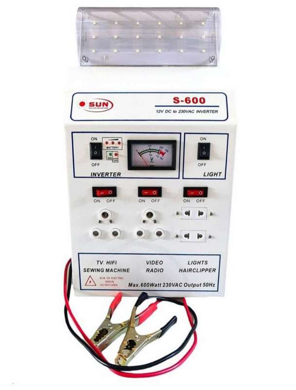 600W DC-to-AC Inverter S-600 With Light