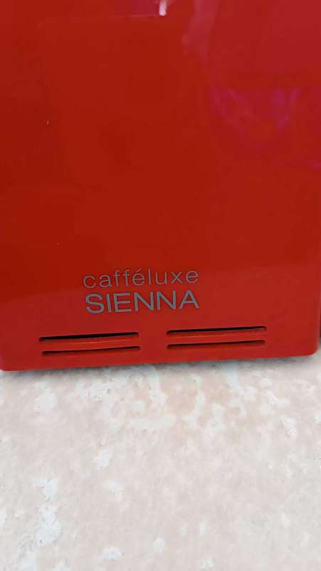 Caffelux Sienna Expresso Capsule Coffee machine Red