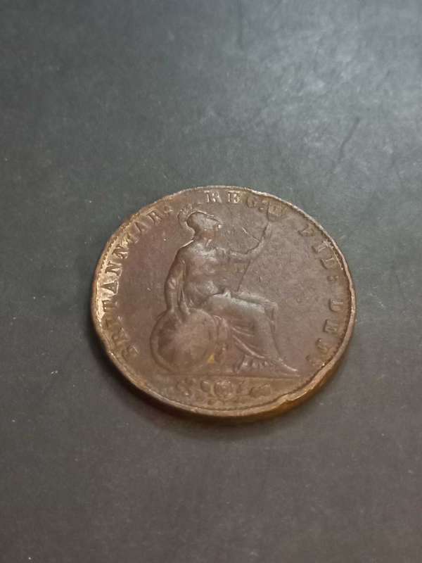 1858 Britain Half penny