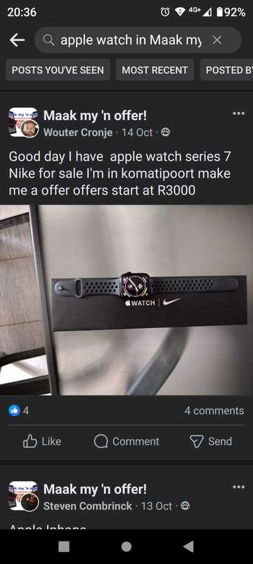 Apple watch series 6 Nike 44mm