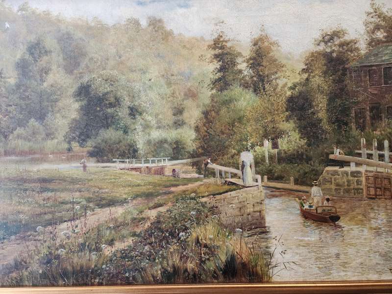 !Rare! Theodore Hines oil on canvas (R80 000+)
