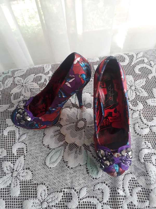 VERY SEXY IRON FIST HAVANAHAVANA BREEZE PLATFORM STILETTO HEEL SHOES - LIKE NEW - SIZE 38/5/7