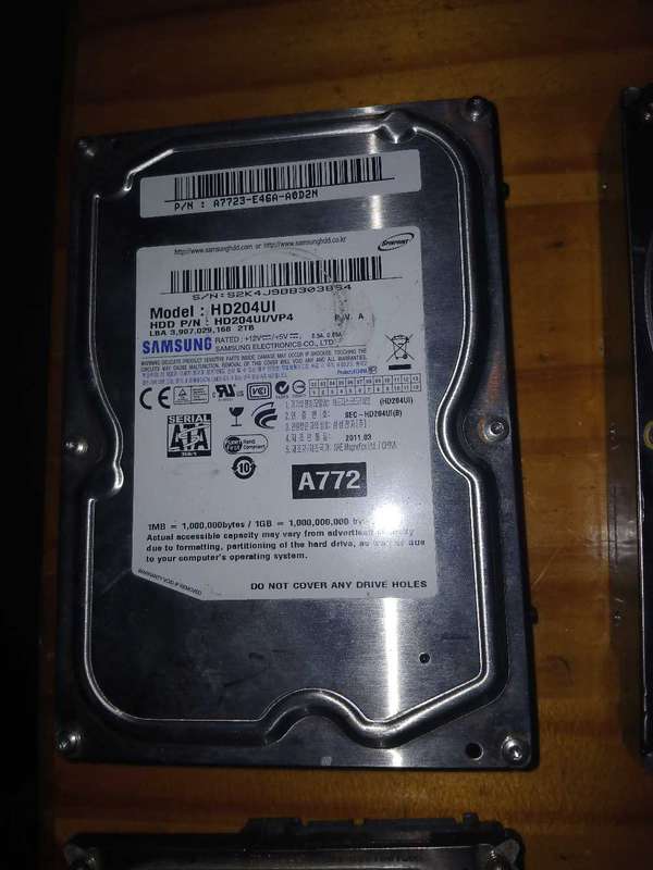 6  hard disks drives for sale