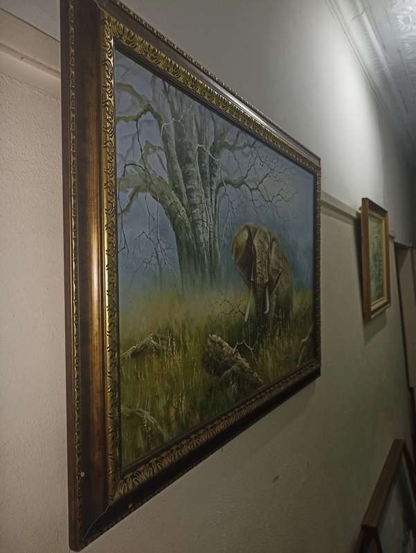 H. CARLTON original oil on canvas