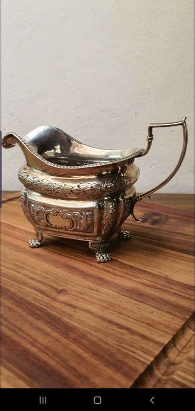 Glascow Silver Hallmarked 1894-1895 Milk jug in excellent condition 191 grams !!