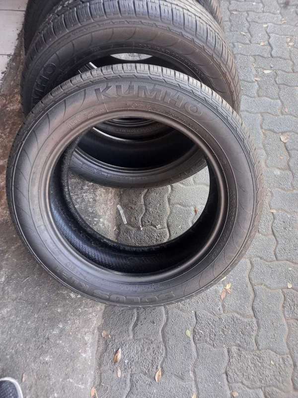 235/55/18 used tyres with 70% thread life