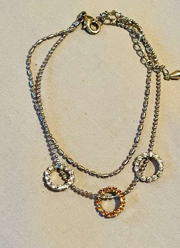 Anklets 3 Ring Diamante