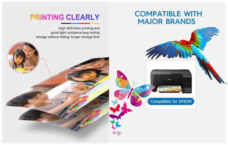 Universal Refill Ink Dye Ink (BK/C/Y/M) CANON,Brother,Epson,HP-Compatible