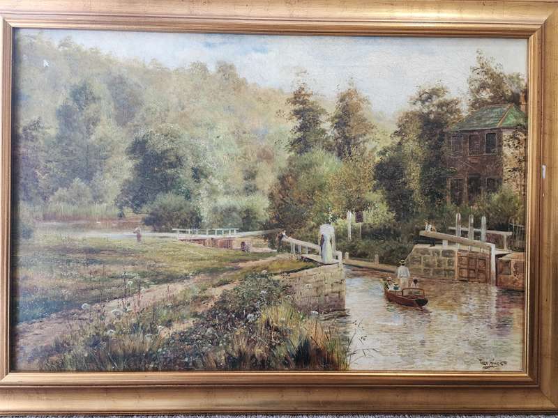 !Rare! Theodore Hines oil on canvas (R80 000+)