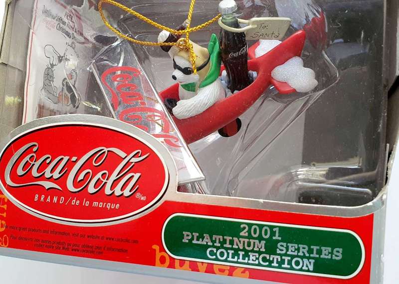 2001 COCA-COLA PLATINUM SERIES - LIMITED RELEASE ORNAMENT