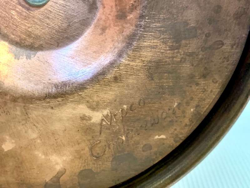 Vintage Copper Candle Holder with Incense Burner