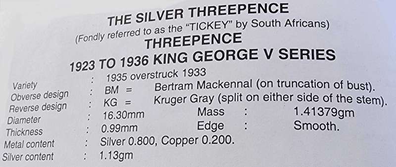 1932 Threepence
