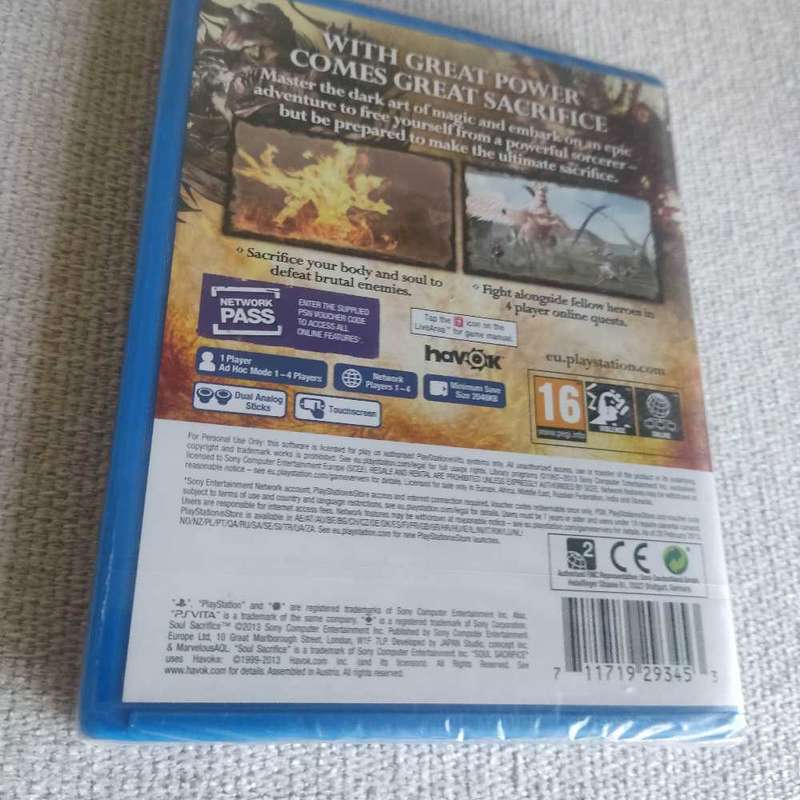Soul Sacrifice Ps Vita