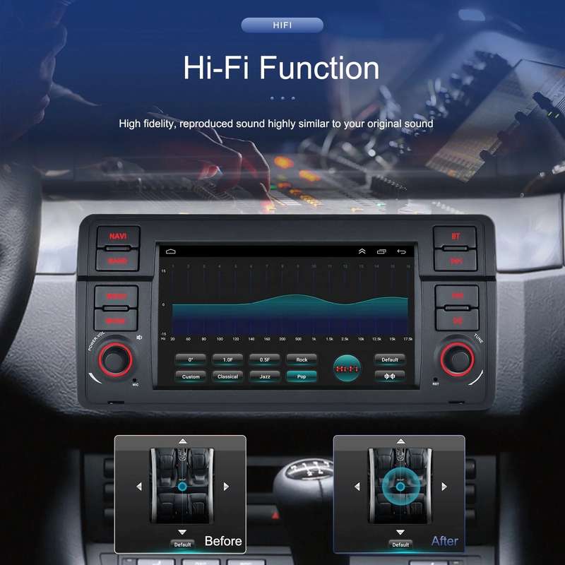 2GB+32GB BMW E46 3 Series Android 12 Radio