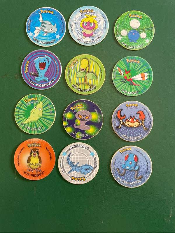 12 Simba Pokemon Tazos