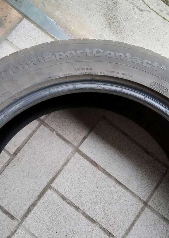 255/50/20 Continental ContiSport Contact . 80% life