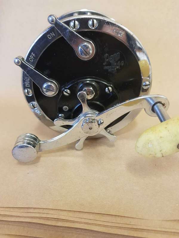 Penn 49 Deep sea reel. Wide spool.