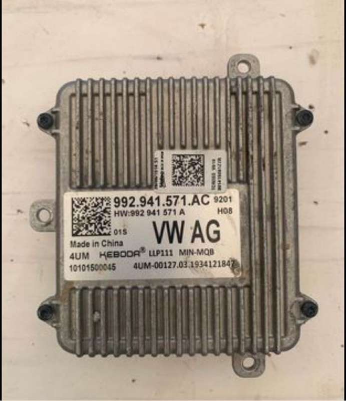 Headlight Module Ballast 992 941 571 AC. VW T Cross