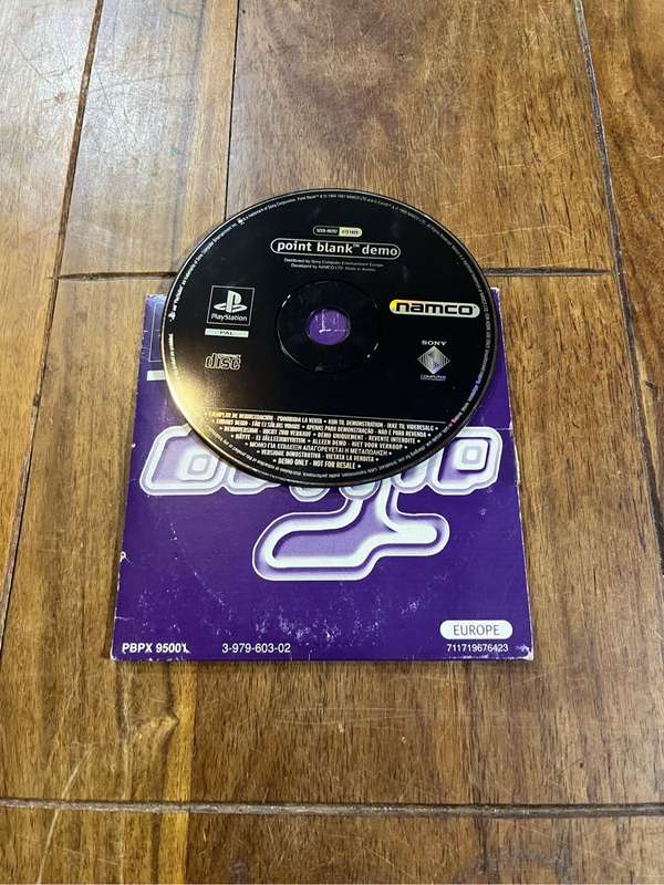 Sony PlayStation (1st generation) Point Blank Demo