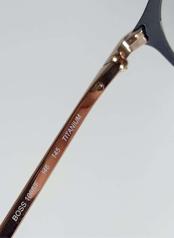 HUGO BOSS 1068/F/O6W Eyewear - TITANIUM EDELOPTICS - VALUE R4000.00 +