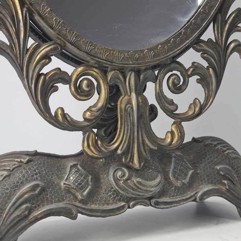Antique French Rococo Style tilting Mirror. Collector`s Item