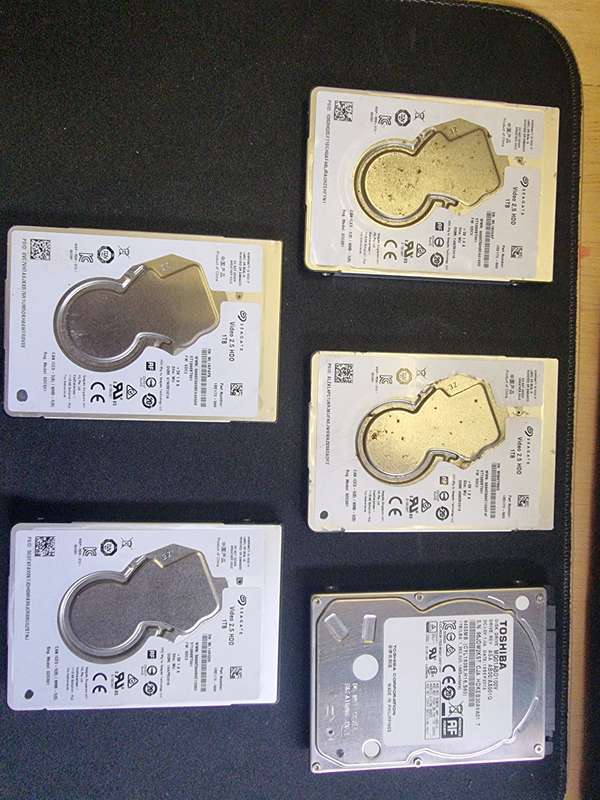 1Tb 2.5" Hard Drives
