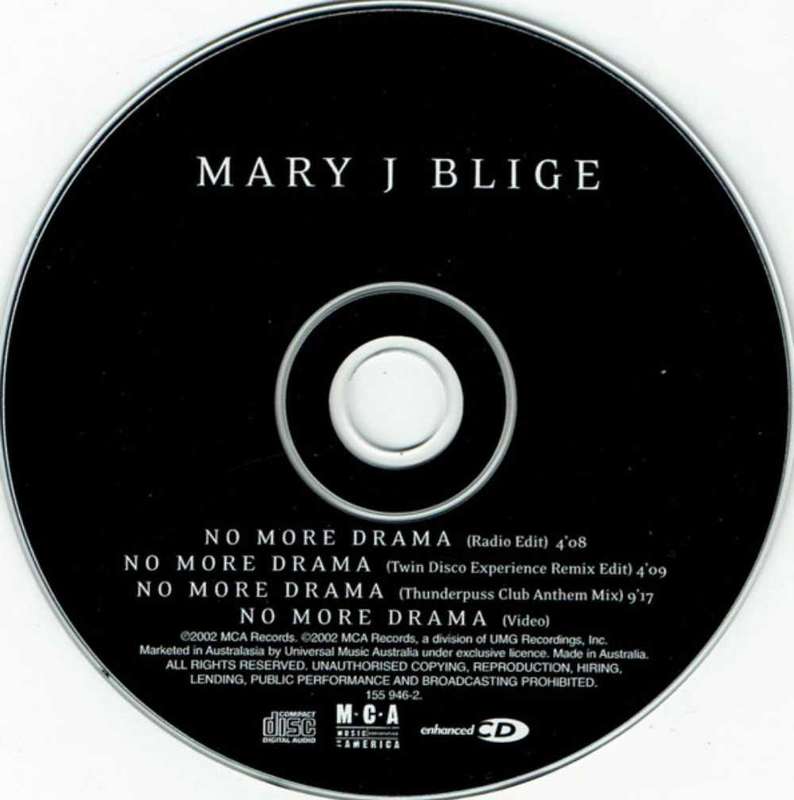 Mary J Blige  No More Drama (2002, CD)