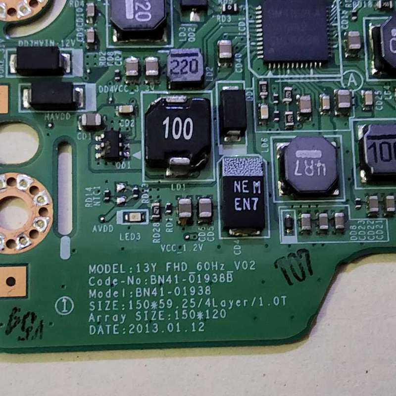 Samsung BN41-01938B TCON Board for 32 40 46 inch Replacement Television Timing CONtrol T-CON Board