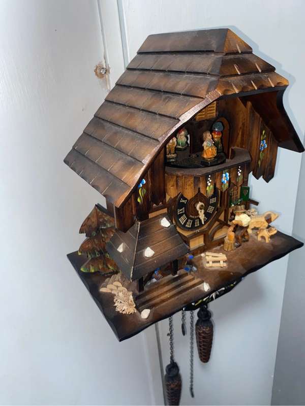 Large Vintage German Cuckoo Clock