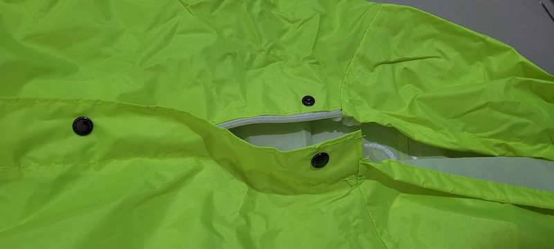 Quality Lime (M) Reflective 2-Piece Rain Coat