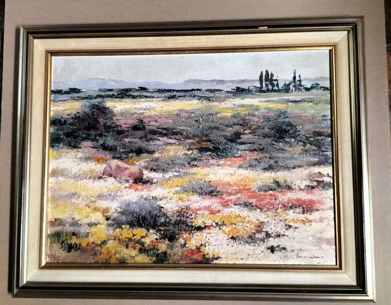 Marie Vermeulen Oil on canvas size 590mm x 430mm