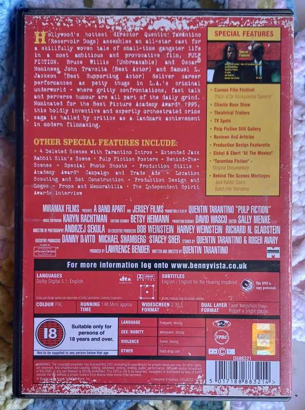 Pulp Fiction 2 disc collector`s edition