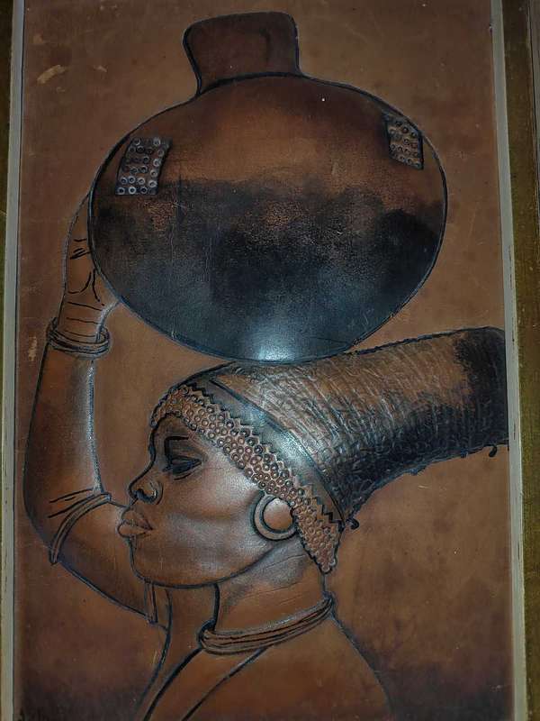 Amazing Leather art signed by artists